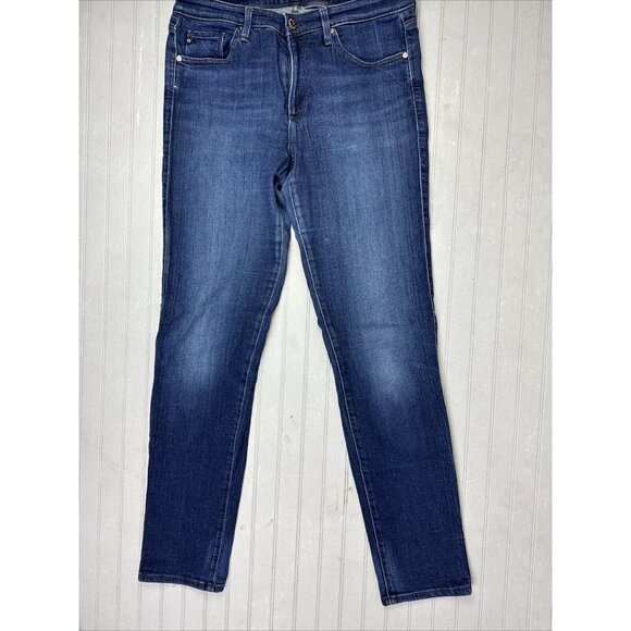 AG Adriano Goldschmied Size 30 Womens Jeans Mid Rise Skinny Dark Wash St… - Picture 1 of 4